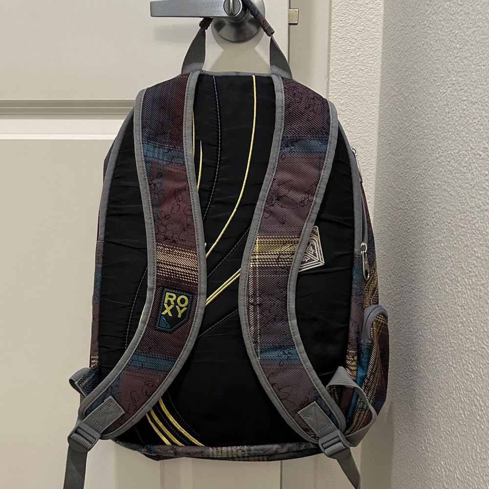 Roxy Multicolor Plaid Backpack - image 2